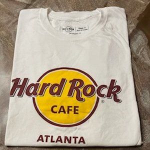 Hard Rock Cafe Atlanta Unisex Cotton T- Shirt - L, New